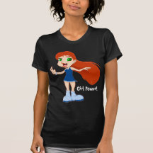 Poder da menina! t-shirts