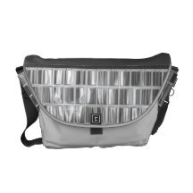 Poeira de prata mosaico espelhado bolsas mensageiro
