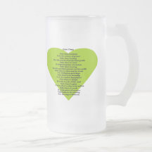 Poema inspirado caneca