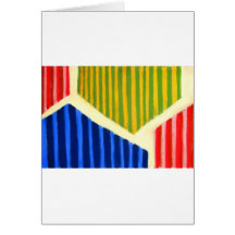 Polígono listrados (expressionism geométrico) cartoes