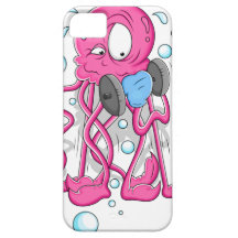 Polvo dos desenhos animados capas de iPhone 5 Case-Mate