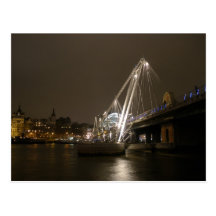 Ponte de Hungerford Cartao Postal
