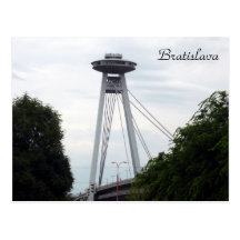 ponte do UFO de Bratislava Cartao Postal