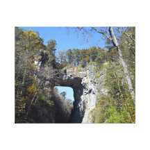 Ponte natural, Virgínia Impressão De Canvas Esticada