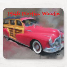 Pontiac 1948 Woodie Mouse Pads