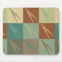 Pop art de esboço mousepad