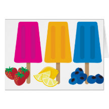 Popsicles Cartões