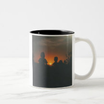 Pôr do sol caneca