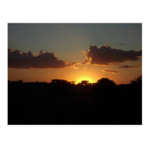 Pôr do Sol Cartão Postal
