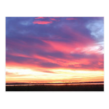 Por do sol de Florida Cartão Postal