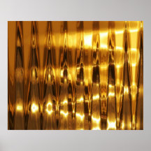 Por do sol dourado de NOVINO - teste padrão gráfic Posteres
