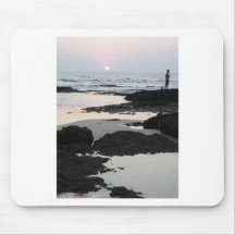 por do sol em Goa Mouse Pads