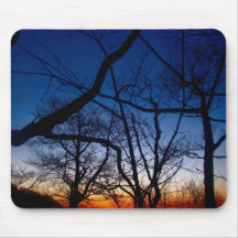 Por do sol na fuga apalaches mousepad