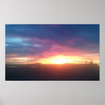 Por do sol poster