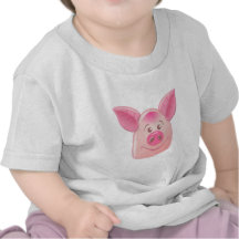 Porco cor-de-rosa t-shirt