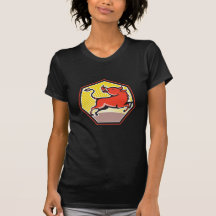 Porco de Razorback selvagem do porco Tshirts