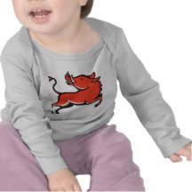 Porco de Razorback selvagem do porco Tshirts