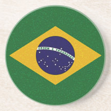 Porta copos da BANDEIRA de BRASIL