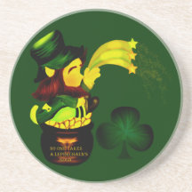 Porta copos do ouro do Leprechaun