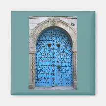 Porta tradicional tunisina do vintage imã