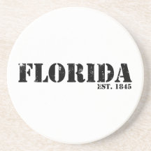 Portas copos do logotipo de Florida Porta Copos Para Bebidas