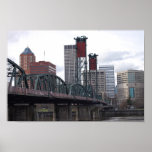 Portland, OU do centro Posters