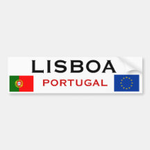 Portugal: Autocolante no vidro traseiro de Lisboa Adesivos