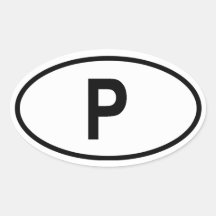 Portugal "P " Adesivo