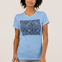 Português Azulejo do vintage Camisetas