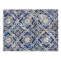 Português Azulejo do vintage Cartoes Postais