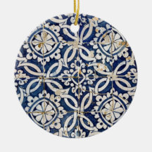 Português Azulejo do vintage Ornamentos