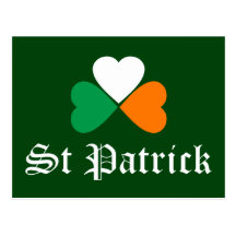POSTAL ST PATRICK'S DAY TREBOL