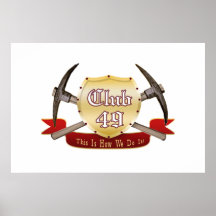 Poster 24x36 do clube 49