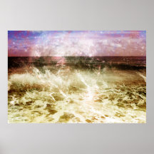 Poster abstrato da onda