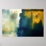Poster abstrato do impressão da arte da pintura da