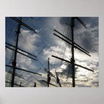 Poster alto da fotografia do navio