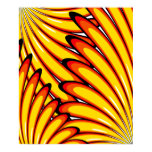 poster amarelo abstrato dos girassóis posters