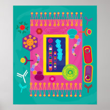 Poster celular da biologia