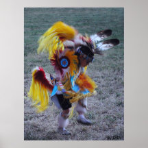 Poster Cherokee pequeno do dançarino