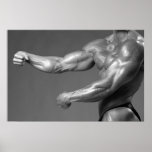Poster clássico do braço da parede do Gym do Bodyb