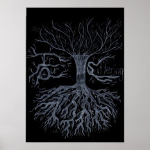 Poster da arte da árvore