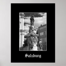 Poster da catedral de Salzburg