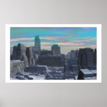 Poster da cidade da ficção científica