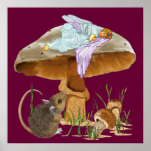 Poster da fada do cogumelo