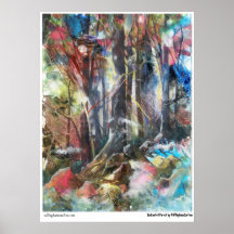 "Poster da floresta Enchanted" de PMACarlson