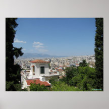 Poster da fotografia da piscina de Atenas