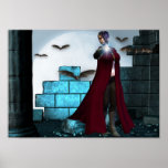 Poster da mágica da noite do vampiro