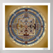 Poster da mandala B de Kalachakra