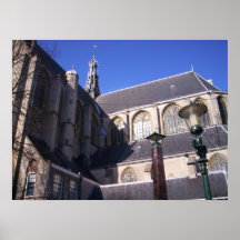 Poster da opinião A da catedral de Alkmaar