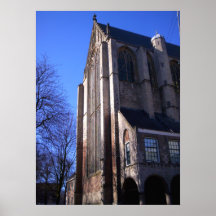 Poster da opinião B da catedral de Alkmaar